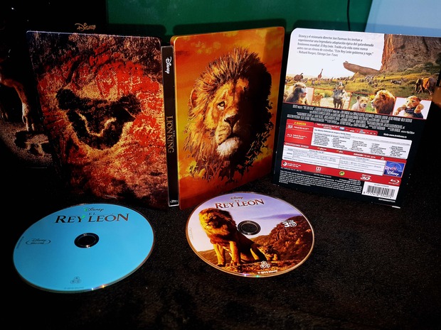 El Rey León (2019) - Steelbook Blu Ray