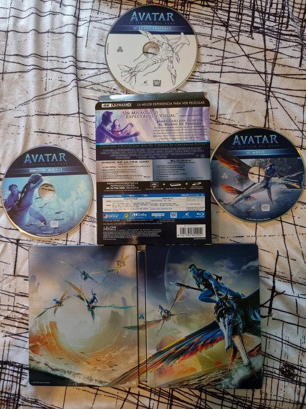 Avatar 2 El sentido del agua - steelbook 4K UHD