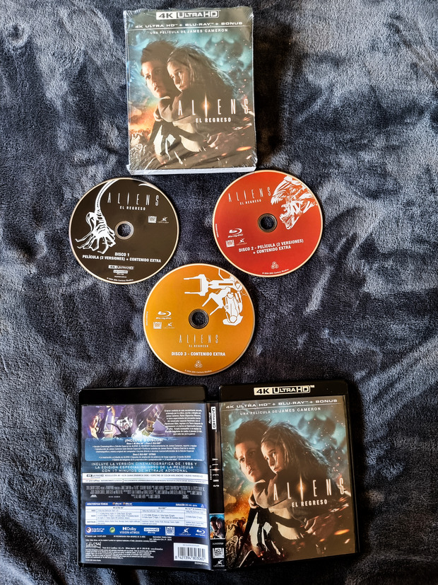 ALIENS - Blu Ray 4K UHD SLIPCOVER