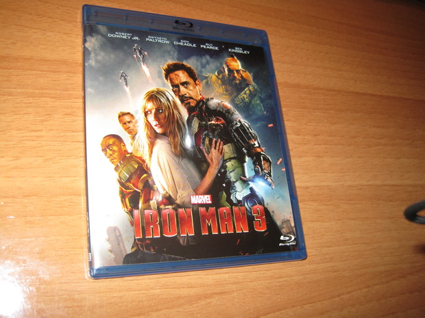 Iron Man 3: Blu Ray Portada 