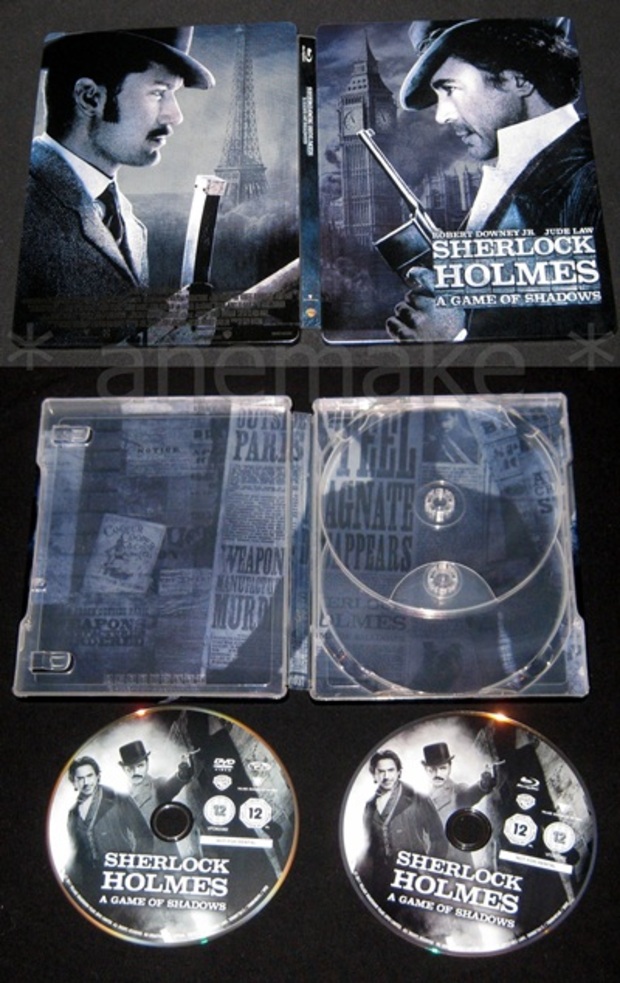 Sherlock Holmes: Juego de Sombras (Steelbook UK)