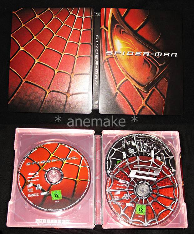 Trilogía Spider-man - Steelbook Alemania