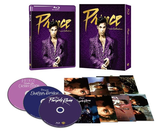 Detalle del boxset Prince Movie Collection