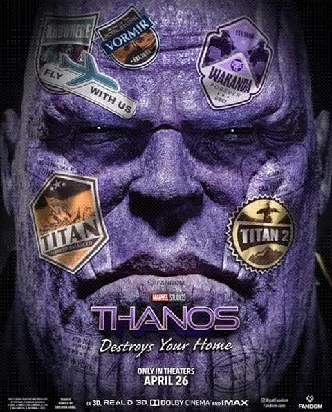 Thanos Destroys Your Home
