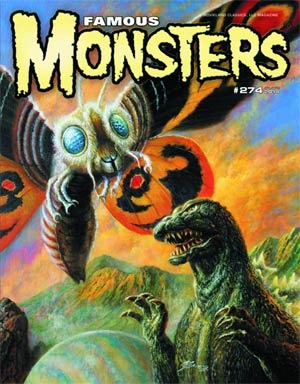 'Godzilla contra Mothra', portada del numero 274 de 'Famous Monsters'