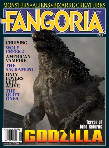 'Godzilla (2014)', portada de Fangoria