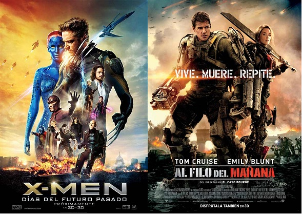 Reseñas: 'Al Filo del Mañana' (Doug Liman, 2014) y 'X-Men: Dias del Futuro Pasado' (Bryan Singer, 2014)