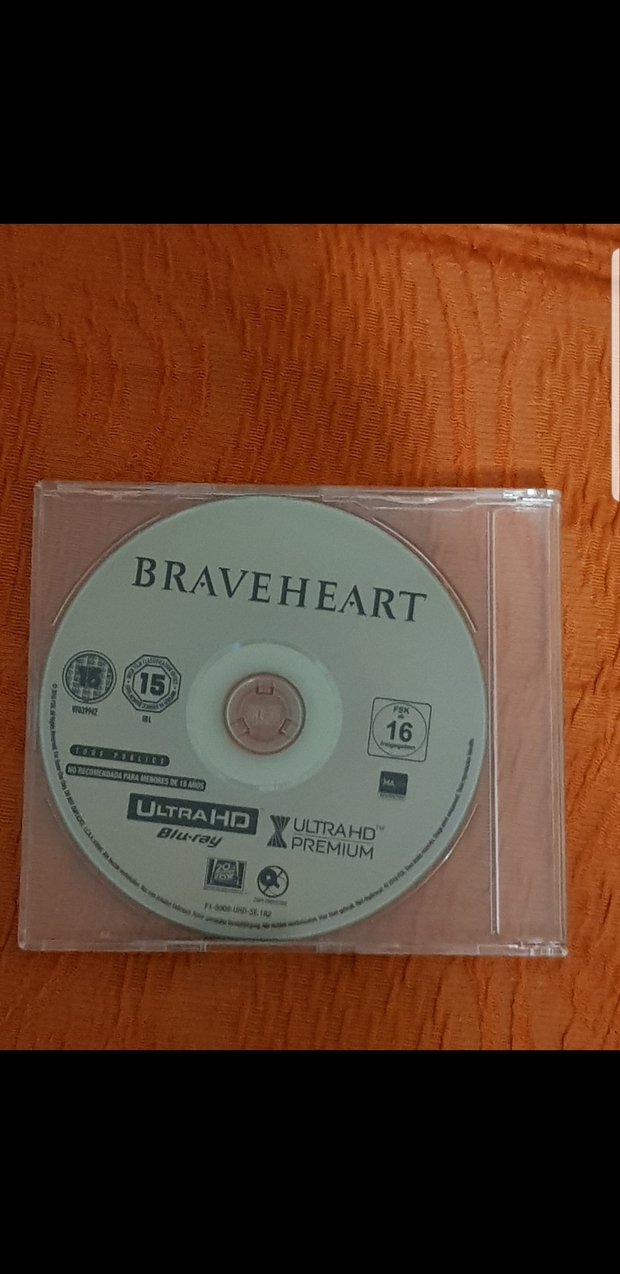 Braveheart disco en 4k 
