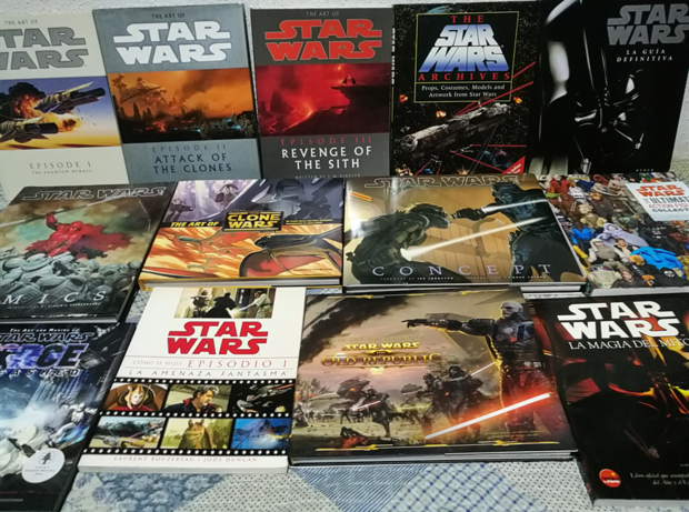 Mis libros de arte Star Wars