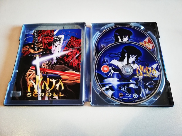 Ninja Scroll Steelbook Bluray + Dvd