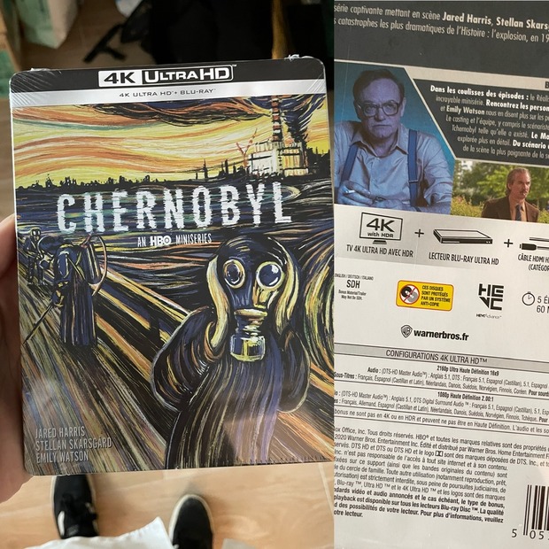 Chernobyl steelbook 4k ...... precioso con la analogía de “el grito”