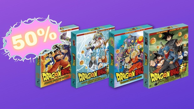 Dragon Ball Super packs del 1 al 8 al 50% en la web de Selecta Visión