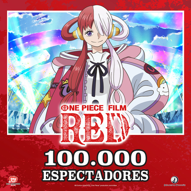 100.000 espectadores One Piece Film Red