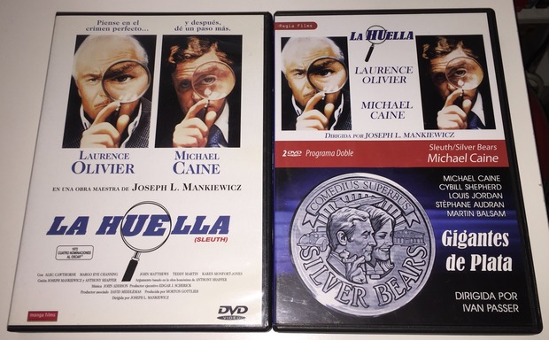 Ediciones españolas de "La Huella " (1972) de Joseph L. Mankiewicz (Sólo editada en DVD)