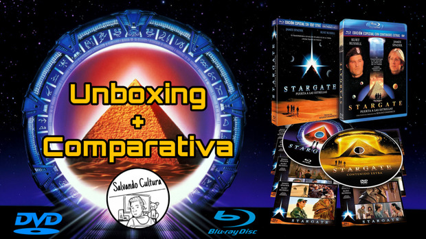 Unboxing + Comparativa - Stargate (1994): Edición Especial Limitada: Blu-ray + DVD Extras