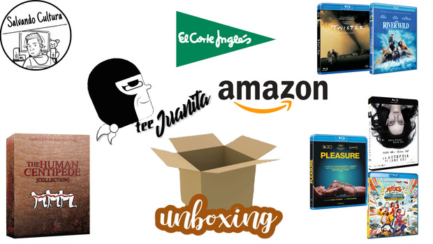 Unboxing de TeeJuanita.com + 2x1 Corte Inglés y Amazon + Los Mitchell Contra las Máquinas