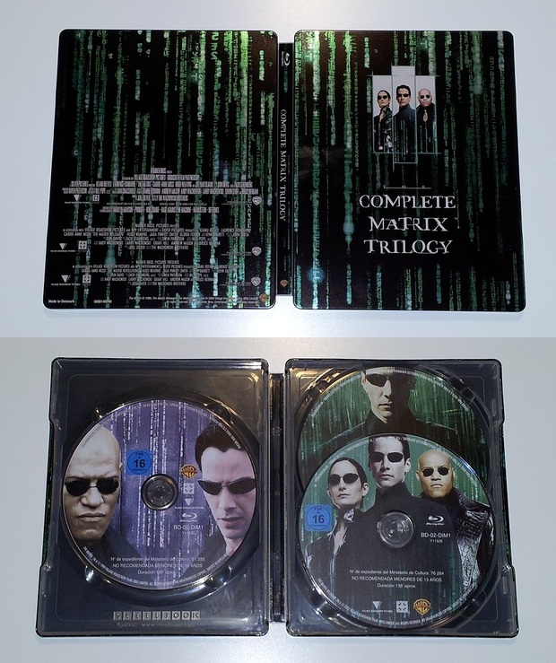 The Complete Matrix Trilogy Steelbook (Exclusivo de Amazon.de)