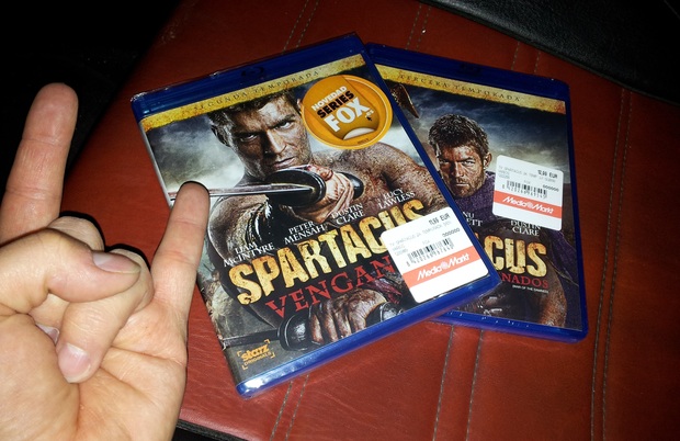 Con estas dos completo la colección Spartacus!!