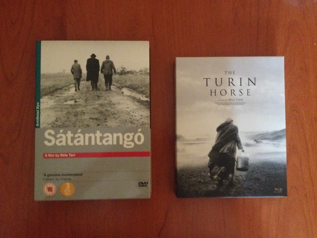 Pack Béla Tarr The Turin Horse Limited Edition bluray zona 0 y Sátántango DVD zona 2