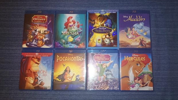 Mi colección completa de clásicos Disney!! 