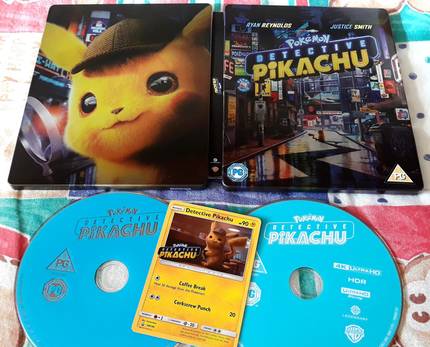 "Pokémon: Detective Pikachu" - steelbook 4K + BD (edición UK)