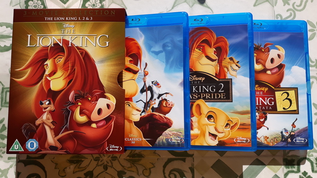 Trilogía "El Rey León" (edición UK)