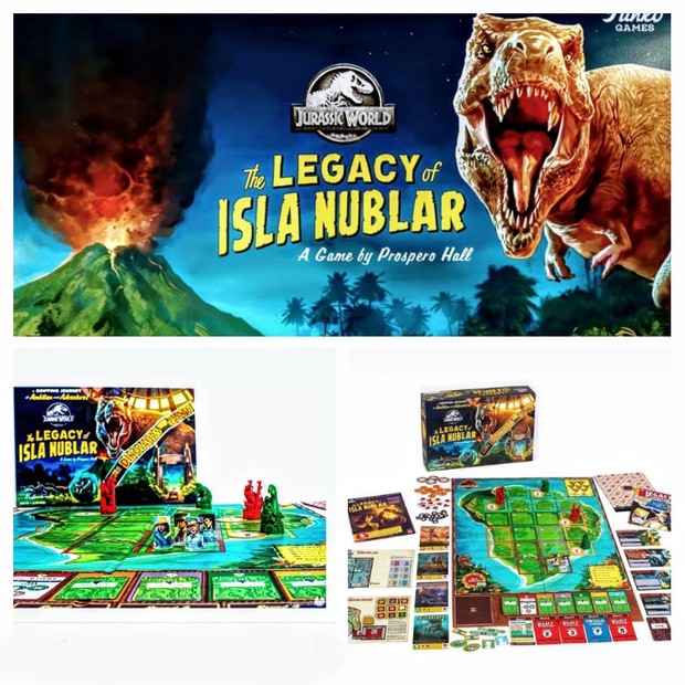 «Jurassic World: The Legacy of Isla Nublar», el nuevo juego de mesa de la saga Jurásica.