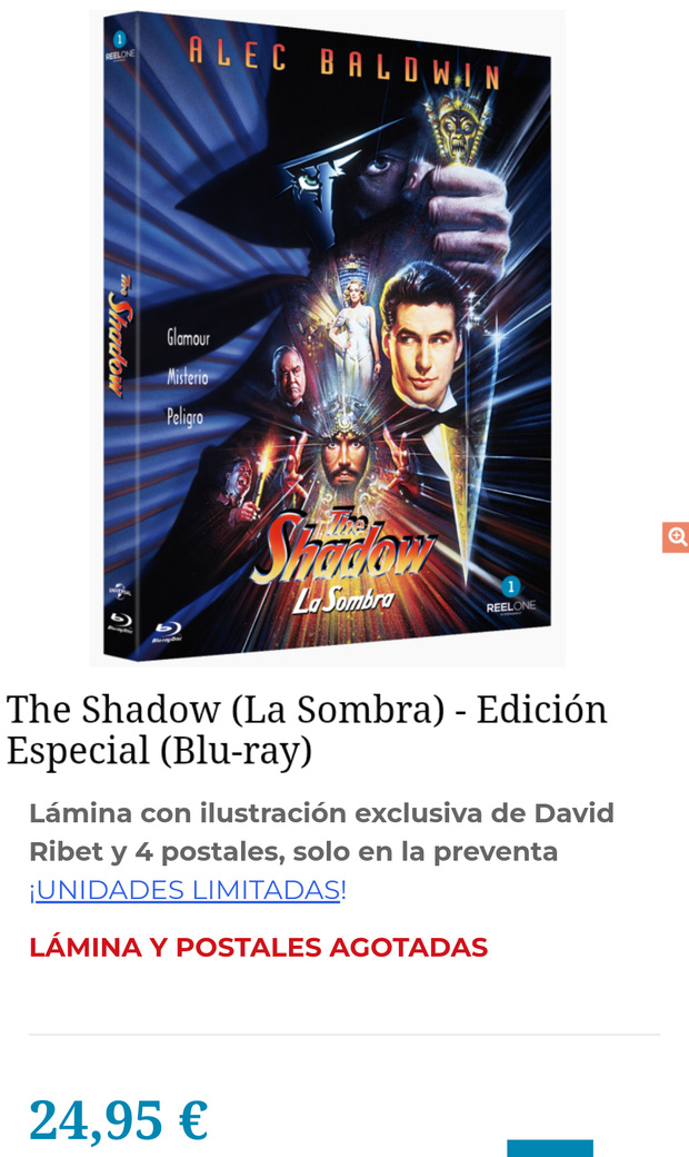 Duda Blu-ray La Sombra