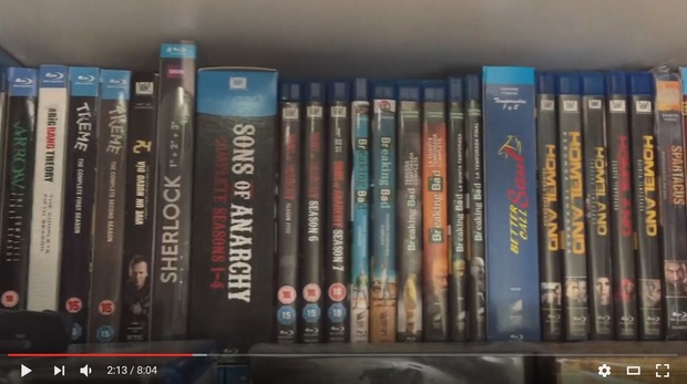 Mi colección de cine y videojuegos en video.