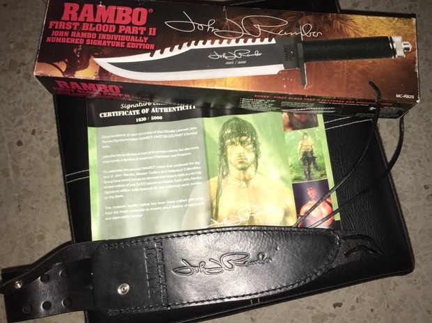 Cuchillo réplica original RAMBO II