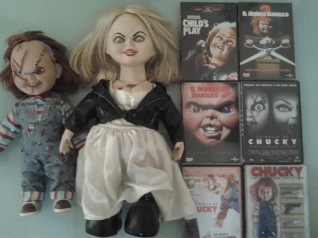 Mi colección de Chucky en DVD