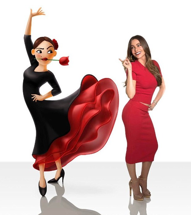 Después de `Pixels´ llega  'Emoji la película':Sofia Vergara como la flamenca de Whatsapp.