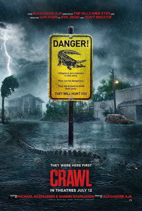 CRAWL (2019) poster.