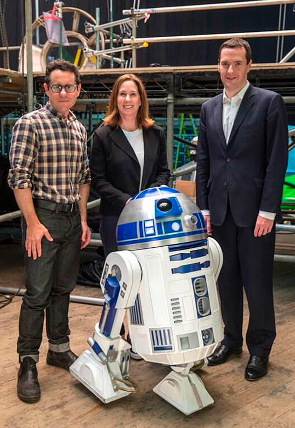 Nueva imagen de JJ Abrams junto a  R2-D2.