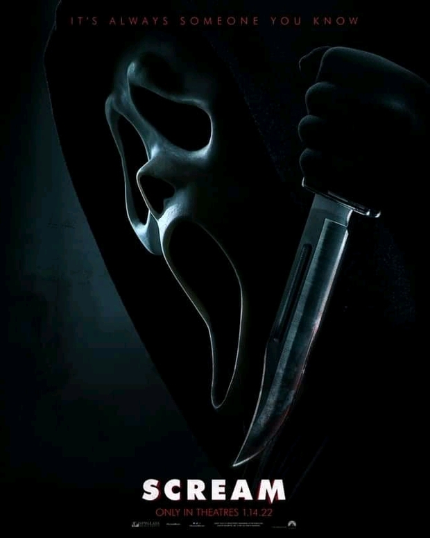 Primer cartel de Scream.