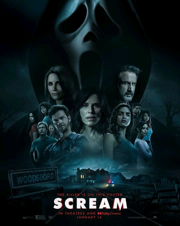 Cartel definitivo de Scream.