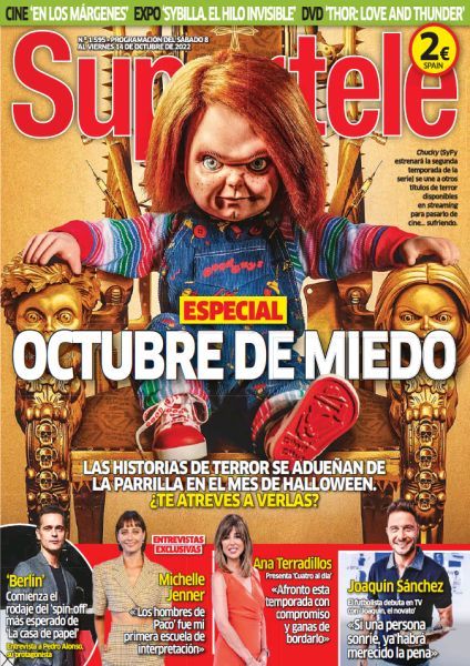 Chucky en la portada de Supertele.