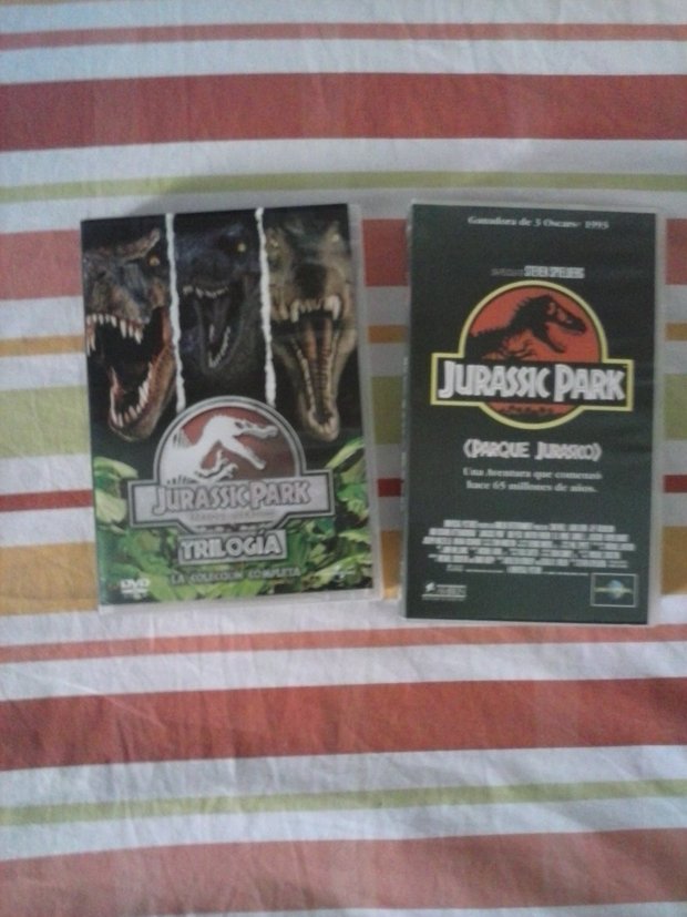 Jurassic park coleccion dvd vhs