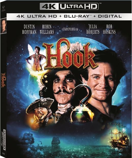 UHD BD de Hook con DTS HD en castellano y comparativa