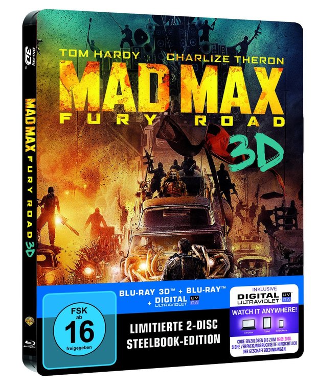 - Steelbook 'Mad Max: Fury Road' (Alemania) de nuevo disponible -