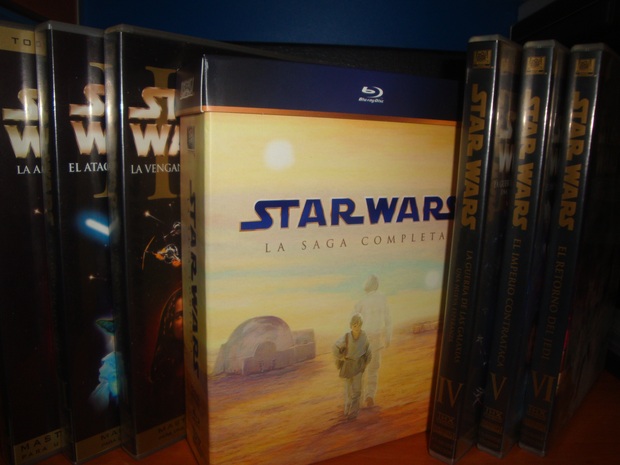 Saga Star Wars Blu Ray y DVD
