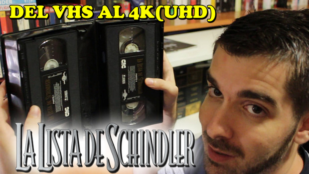 Mis ediciones de la película La lista de Schindler (Schindler's List) en VHS / DVD / Bluray / UHD