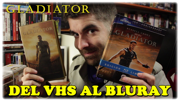 - GLADIATOR: Mi colección (Bluray / DVD / VHS) -