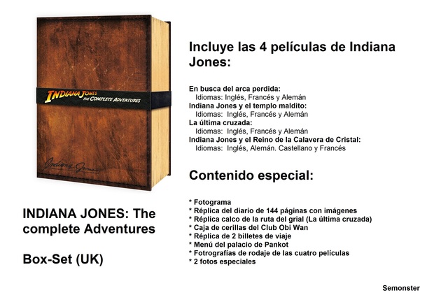Ediciones recomendadas y extras: Indiana Jones Box-Set