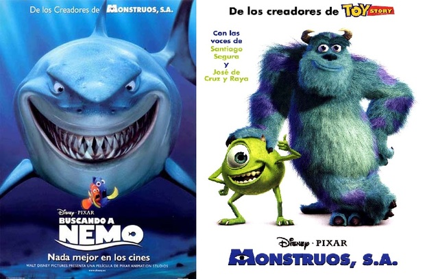 Duelos de Cine: Buscando a Nemo - Monstruos S.A
