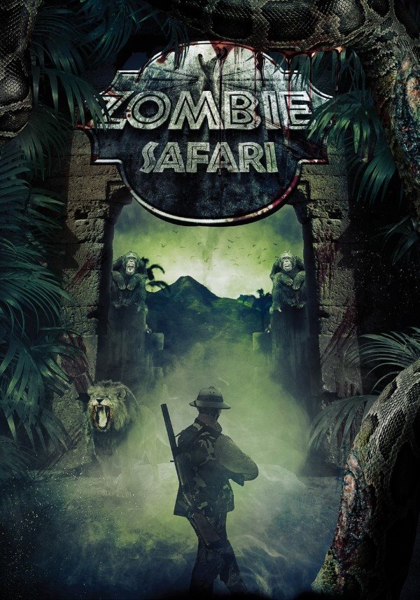 Póster promocional de 'Zombie Safari'