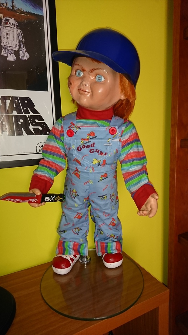Chucky a escala real 70cm de muñeco!!! ;-D 