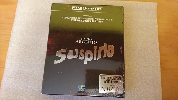 Mi edición de Suspiria 4K UHD ¡¡recien llegada de italia!!