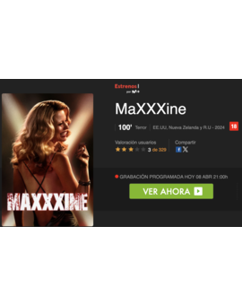 MaXXXine en Movistar+