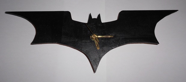 Reloj símbolo Batman - Elaborado por mi: